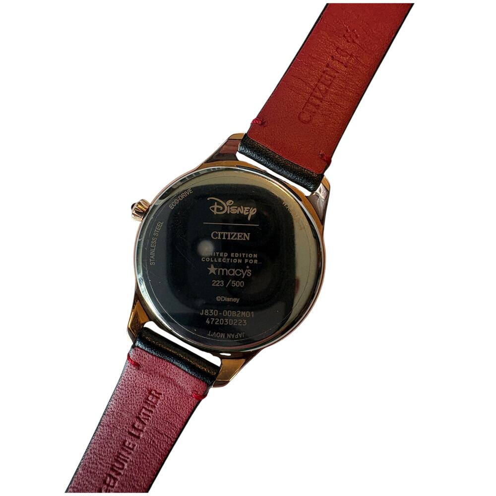 Citizen Eco-Drive Minnie Mouse Disney Character Dial Watch - NWT - Picture 7 of 10